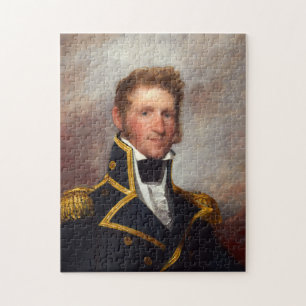 Commodore Thomas Macdonough av Gilbert Stuart Pussel