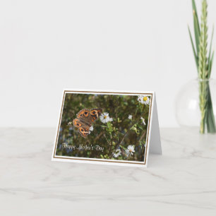 Common Buckeye Butterfly Mors dag Card Kort
