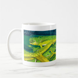 Common Dolphinfish Graphic Kaffemugg
