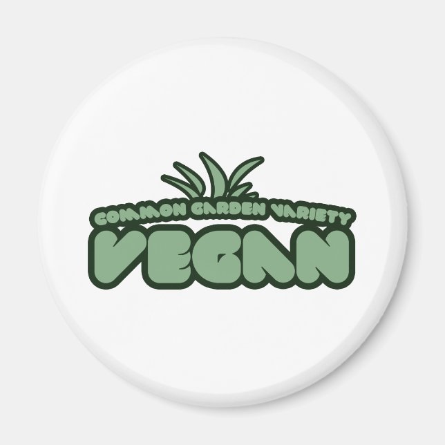 Common Garden Variety Vegan Magnet (Framsidan)