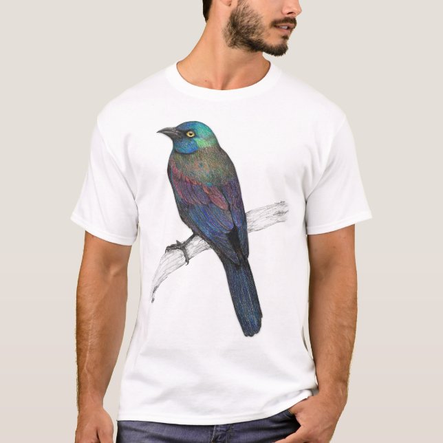 Common Grackle T Shirt (Framsida)