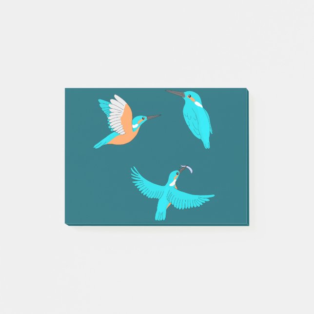 Common Kingfishers Post-it Block (Framsida)