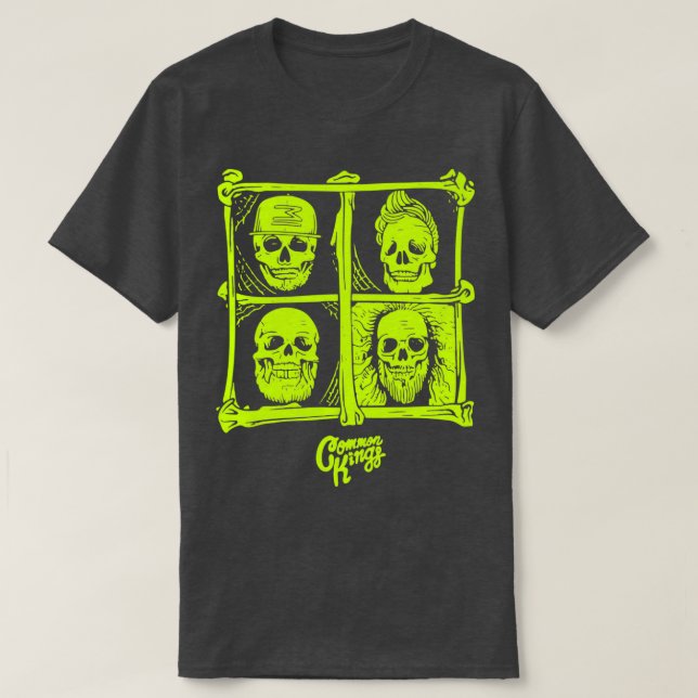 Common Kung Merch Kung Skull T Shirt (Design framsida)