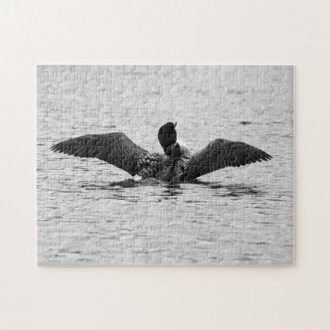 Common Loon Jigszawa Puzzles Pussel (Horisontell)
