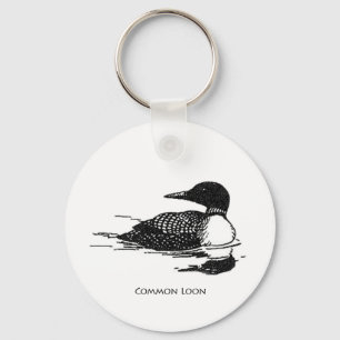 Common Loon Nyckelring