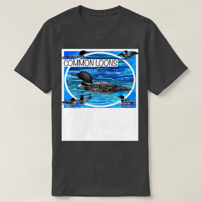 Common Loon T Shirt (Design framsida)
