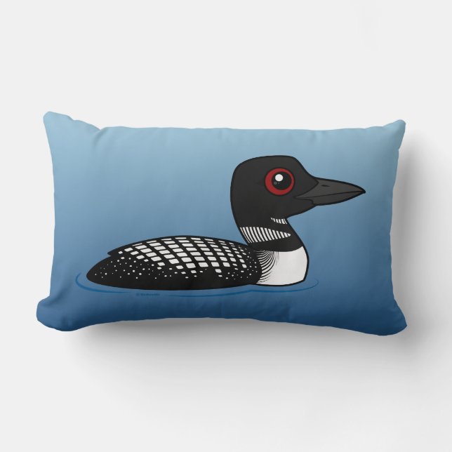 Common Loon, vuxen för avel Lumbarkudde (Framsida)