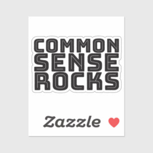 Common Sense - Logic Humor Klistermärken