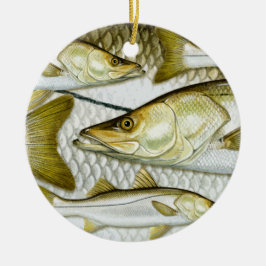Common Snook Ceramic Ornament