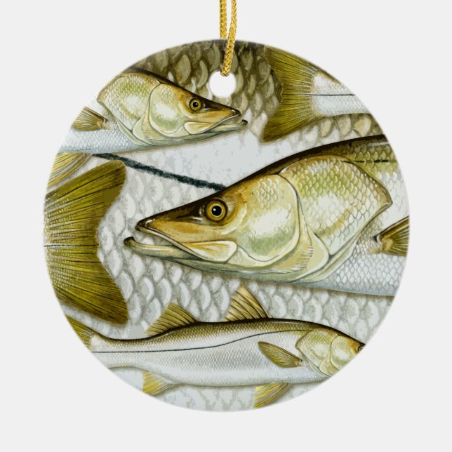 Common Snook Ceramic Ornament (Framsidan)