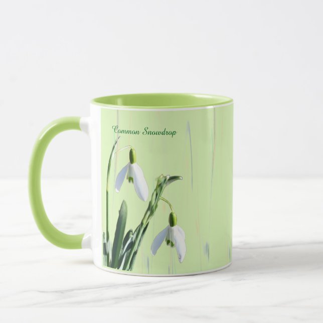 Common SnowDrop Flowers Mugg (Vänster)