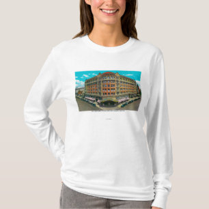 Commonwealthbyggnaden och den Pantages theatren Tee