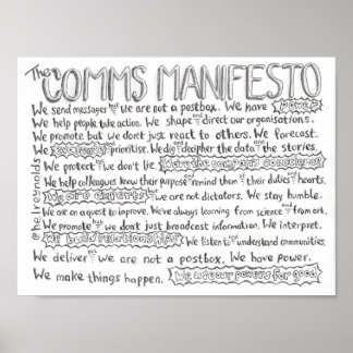 Comms Manifesto Poster