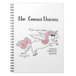 Comms unicornanteckningsblock anteckningsbok