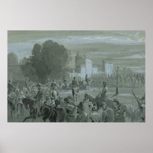 Communard fång som eskorteras till Versailles, Poster