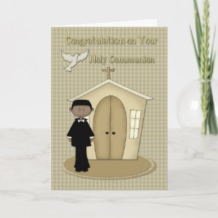 Communion African American Boy Kort