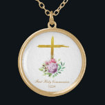 *~* Communion AP35 Christian Confirmation Kor Guldpläterat Halsband<br><div class="desc">(sök-ID AP35 för liknande formgivning och AP40 ) Flowers , Blommigt Bouquet of Flowers vid basen av en rustik slättland Guld Jesus Kor. Ta bort, ändra storlek på och redigera spelar ingen roll inslag som du vill och kan. Konvertera designen för det bra visningssyfte du vill ha. Överför den till...</div>