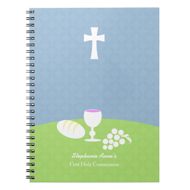 Communion Bread of Life Anteckningsbok Med Spiral (Framsidan)