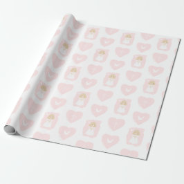 Communion Dove Blonde Girl Presentpapper