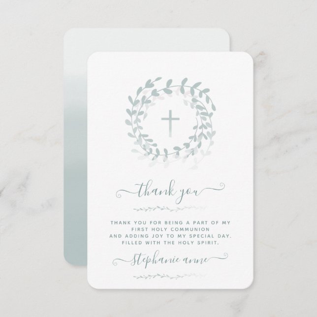 Communion Sage Wandan and Kor Inbjudningar (Fram/baksida)