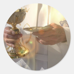 Communion Stickers Runt Klistermärke