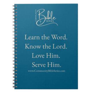 Community Bible Series Anteckningsbok