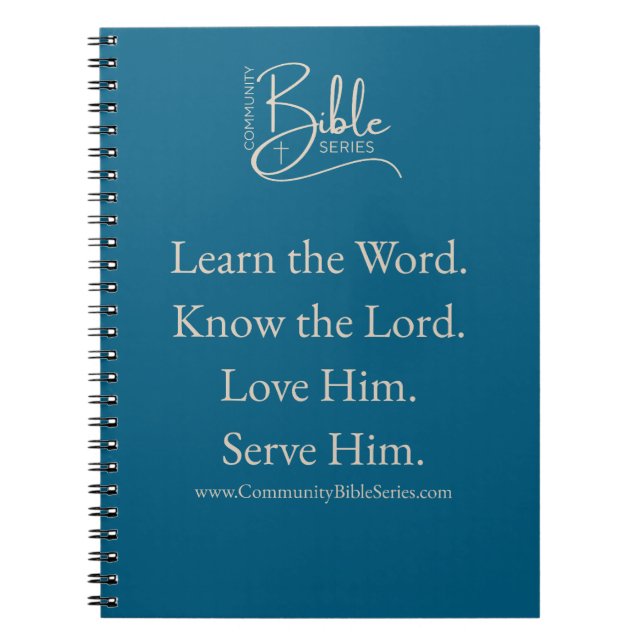 Community Bible Series Anteckningsbok (Framsidan)