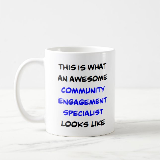Community förlovning specialist, fantastisk kaffemugg (Vänster)