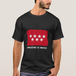 Community Of Madrid Flag T Shirt