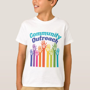 Community Outreach Services Hjälpsamma Barn T Shirt