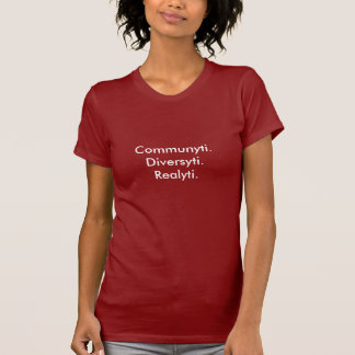 Communyti.Diversyti.Realyti. Tröja
