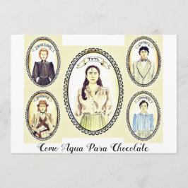 Como Agua Para Chocolate Bok Klubb inbjudan