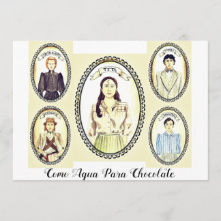 Como Agua Para Chocolate Bok Klubb inbjudan