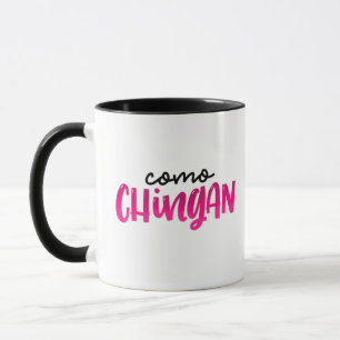 Como Chingan, handskriven Mugg