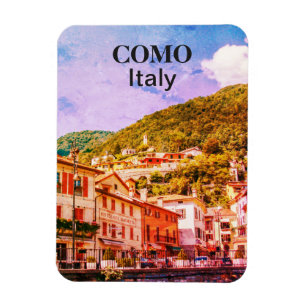 Como i Italien Souvenir Magnet