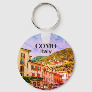 Como in Italien Souvenir Keychain Nyckelring