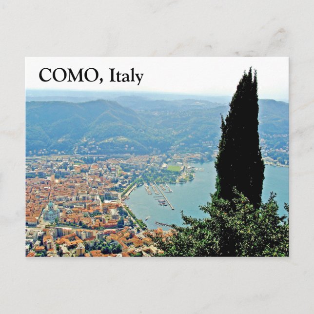 Como in Italien - vykort (Framsida)