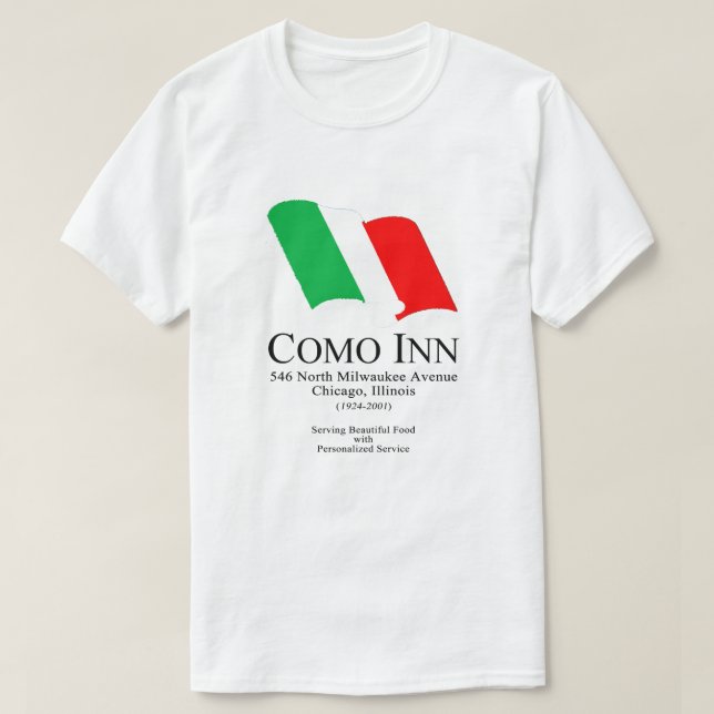Como Inn Italy Restaurant, Chicago, IL T Shirt (Design framsida)