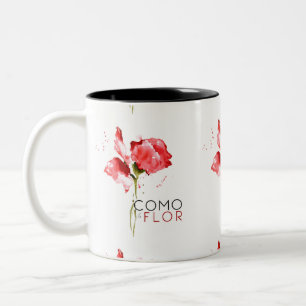 Como La Flor Två-Tonad Mugg