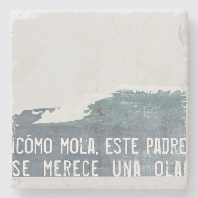 ¡Cómo mola, este padre se merece una ola! Stenunderlägg (Framsidan)