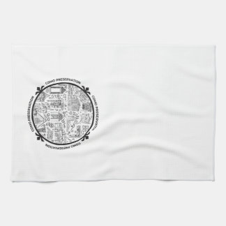 CoMo Preservation Kitchen Towel med Line Teckning Kökshandduk