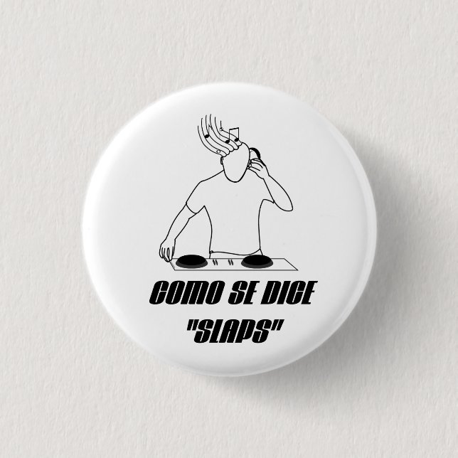 Como Se Dice Slaps Button Knapp (Framsida)