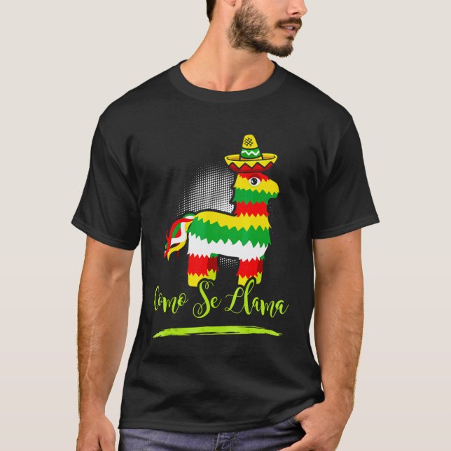 Como Se Llama  Cinco de Mayo Spansk Lärare Tee (Framsida)