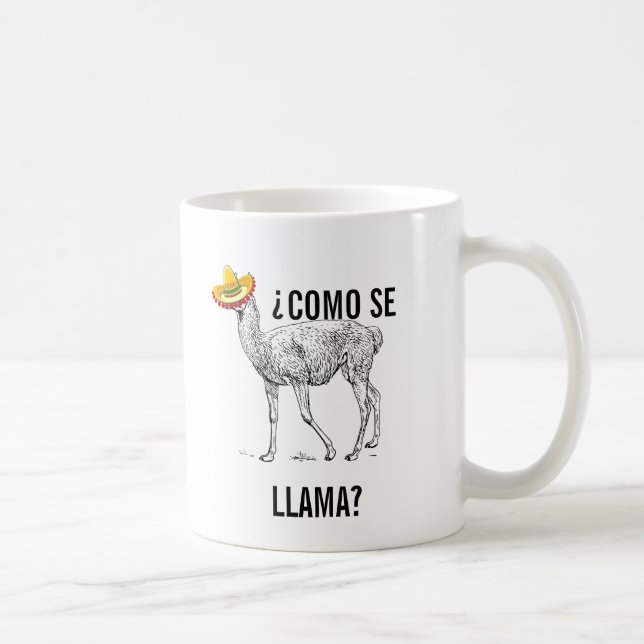Como se-Llama? Kaffemugg (Höger)