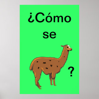 Cómo se llama? Poster