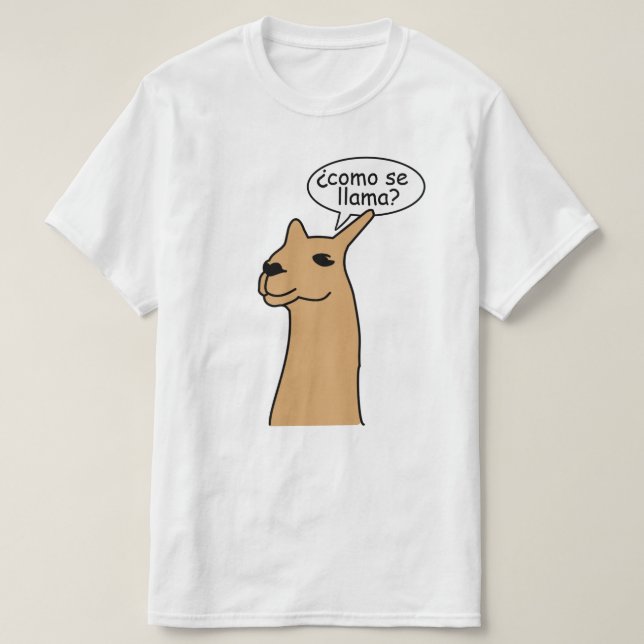 Como Se-Llama T Shirt (Design framsida)