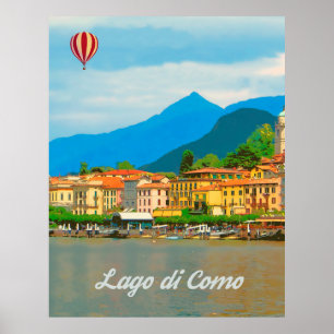 Como-sjön, Italien Poster