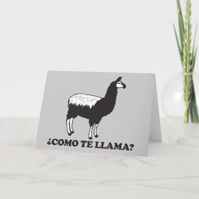 Como Te Llama Kort (Framsida)