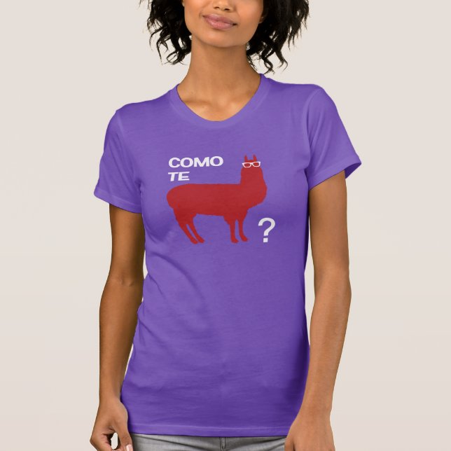 Como Te Llama T-shirt (Framsida)