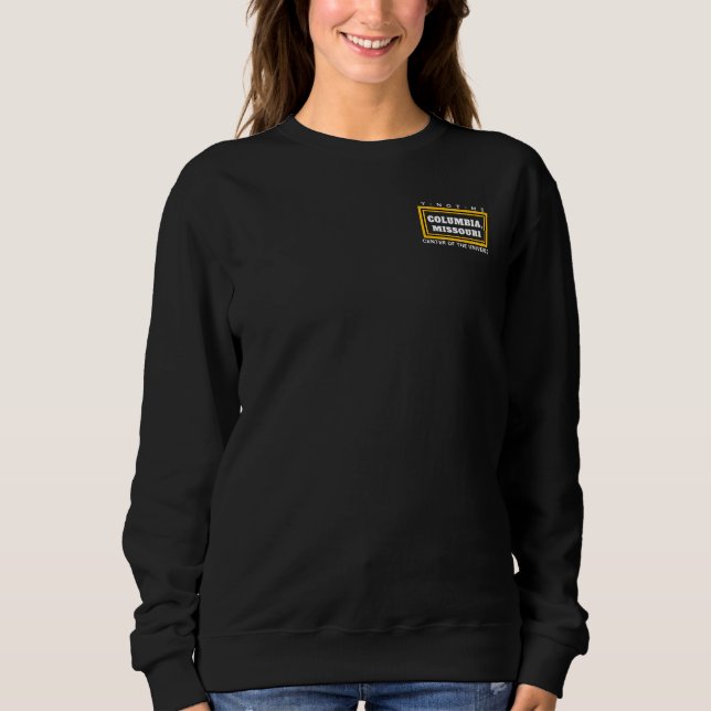 COMOCOU COLUMBIA, MISSOURI (COU) lc-b T Shirt (Framsida)